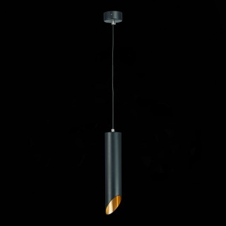 ST152.403.01 Светильник подвесной Черный GU10 1*50W  IP20 D60xH300 220V Без ламп ST152-foto4