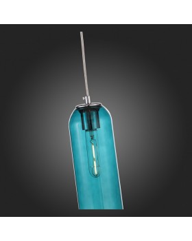 SL1145.183.01 Светильник подвесной ST-Luce Хром/Голубой E27 1*60W CALLANA-foto9