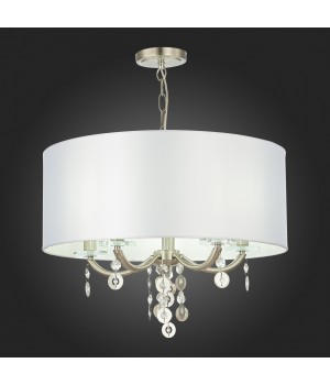 SL1757.113.05 Люстра подвесная ST-Luce Никель/Белый E14 5*40W KATENA-foto7