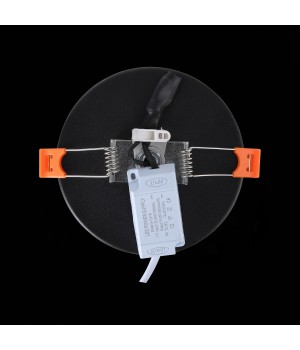 ST104.402.06 Светильник потолочный Черный LED 1*6W 3000K 468Lm Ra>80 120° IP20 D110xH20 170-240V CIAMELLA-foto6