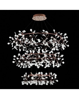 SL379.203.486 Люстра подвесная ST-Luce Медный/Белый LED 486*0,5W 3500K RAFINA-foto5