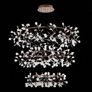 SL379.203.486 Люстра подвесная ST-Luce Медный/Белый LED 486*0,5W 3500K RAFINA-foto5