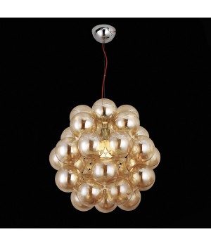 SL533.093.03 Люстра подвесная ST-Luce Хром/Янтарный E27 3*60W ODETTA-foto4