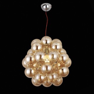 SL533.093.03 Люстра подвесная ST-Luce Хром/Янтарный E27 3*60W ODETTA-foto4