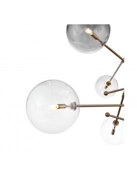 SL1205.303.06 Светильник подвесной ST-Luce Латунь/Прозрачный G9 6*5W SANDRO-foto11