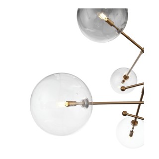 SL1205.303.06 Светильник подвесной ST-Luce Латунь/Прозрачный G9 6*5W SANDRO-foto11