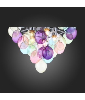 SL432.153.05 Светильник подвесной ST-Luce Хром/Разноцветный E27 5*60W SOSPIRO-foto3