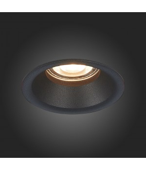 ST201.408.01 Св-к встр. Мат. черный GU10 1*50W D89xH40 220V Без ламп NOBARRA-foto9