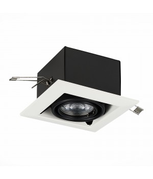 ST250.548.01 Св-к встр. Черный GU10 1*50W L126xW126xH70 220V Без ламп HEMI-foto2