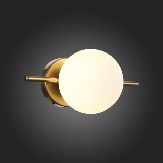 SL1126.201.01 Светильник настенный ST-Luce Золотистый/Белый G9 1*5W FORCIO-foto12