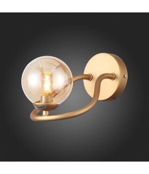 SL1502.201.01 Светильник настенный ST-Luce Золотистый/Янтарный G9 1*5W LEGATEZZA-foto5