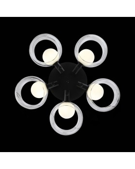 SL1483.402.05 Светильник потолочный ST-Luce Черный/Прозрачный, Белый G9 5*5W ELLETO-foto7