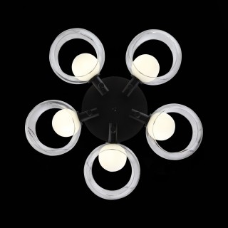 SL1483.402.05 Светильник потолочный ST-Luce Черный/Прозрачный, Белый G9 5*5W ELLETO-foto7