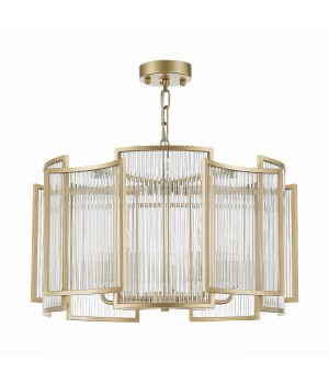 SL1234.203.05 Люстра подвесная ST-Luce Шампань/Прозрачный, Шампань E14 5*60W Cosenza-foto2