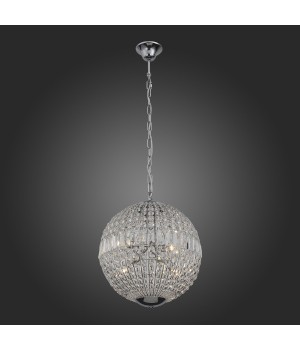 SL226.103.05 Люстра подвесная ST-Luce Хром/Прозрачный E14 5*40W MONDO-foto3