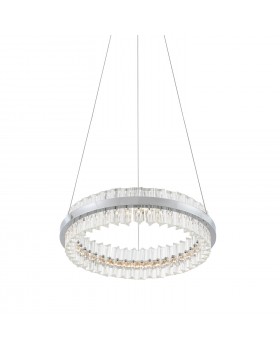 SL383.103.01 Светильник подвесной ST-Luce Хром/Хром, Прозрачный LED 1*34W 3000K CHERIO-foto11