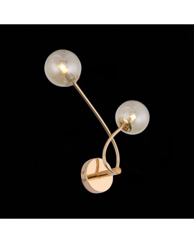 SL435.201.02 Бра ST-Luce Золотистый/Коньячный G9 2*5W PARLLAONE-foto4