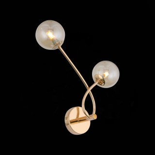 SL435.201.02 Бра ST-Luce Золотистый/Коньячный G9 2*5W PARLLAONE-foto4