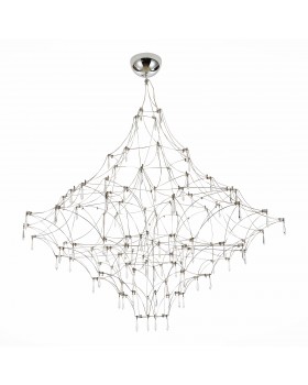 SL797.103.114 Люстра подвесная ST-Luce Хром, Прозрачный LED 114*0,45W 3200K GRAVETTA-foto2