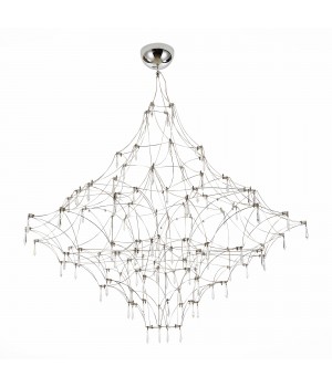 SL797.103.114 Люстра подвесная ST-Luce Хром, Прозрачный LED 114*0,45W 3200K GRAVETTA-foto2