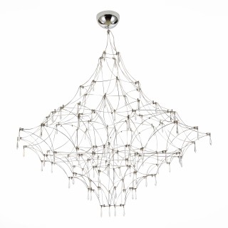 SL797.103.114 Люстра подвесная ST-Luce Хром, Прозрачный LED 114*0,45W 3200K GRAVETTA-foto2