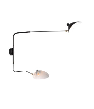 SL305.401.02 Светильник настенный ST-Luce Черный/Черный, Белый E27 2*60W SPRUZZO-foto2