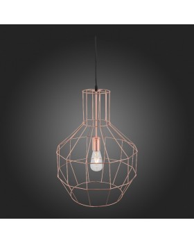 SL192.303.01 Подвес ST-Luce Черный/Латунь E27 1*60W RETE-foto9