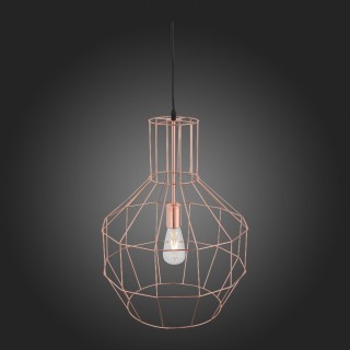 SL192.303.01 Подвес ST-Luce Черный/Латунь E27 1*60W RETE-foto9