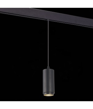 ST357.433.06 Магнитный трековый светильник подвесной ZOOM Черный LED 1*6W 3000K 667Lm Ra>80 10-60° IP20 D60xH120 48V ZIRO-foto4