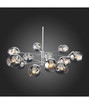 SL1500.103.12 Светильник подвесной ST-Luce Хром/Дымчатый E14 12*40W FOVIA-foto3