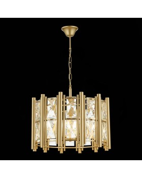 SL1623.203.06 Люстра подвесная ST-Luce шампань/шампань, прозрачный E14 6*40W CORSIA-foto5