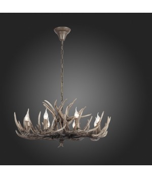 SL154.703.08 Люстра подвесная ST-Luce Серый E14 8*40W CORNA-foto5