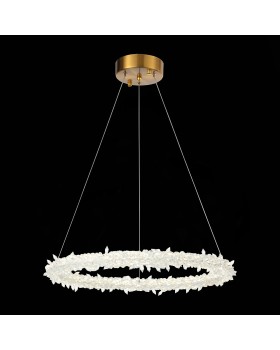 SL6105.203.01 Люстра подвесная ST-Luce Золотистый/Прозрачный LED 1*58W 3000 - 6500K Lucchero-foto6