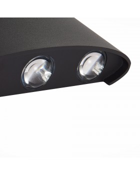 SL089.401.06 Светильник уличный настенный ST-Luce Черный кварцевый LED 6*1W 4000K BISELLO-foto10