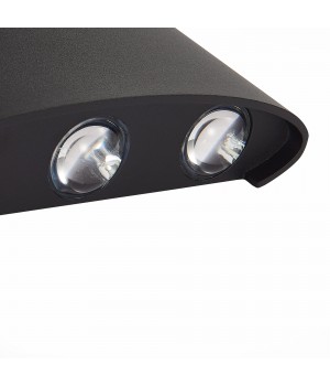 SL089.401.06 Светильник уличный настенный ST-Luce Черный кварцевый LED 6*1W 4000K BISELLO-foto10