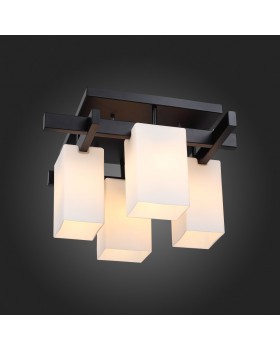 SL541.402.04 Люстра потолочная ST-Luce Черный/Белый E27 4*40W CASET-foto3