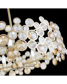 SL1172.203.05 Светильник подвесной ST-Luce Золотистый/Золотистый, Прозрачный E14 5*60W NAMIO-foto7