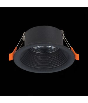 ST202.408.01 Св-к встр. Мат. черный GU10 1*50W D89xH40 220V Без ламп MOBARRA-foto5