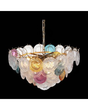 SL420.203.18 Люстра подвесная ST-Luce Золотистый/Разноцветный E14 18*40W CONELI-foto7