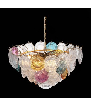 SL420.203.18 Люстра подвесная ST-Luce Золотистый/Разноцветный E14 18*40W CONELI-foto7