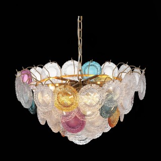 SL420.203.18 Люстра подвесная ST-Luce Золотистый/Разноцветный E14 18*40W CONELI-foto7