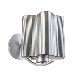 SL117.701.01 Бра ST-Luce Серебристый/Дымчатый E27 1*60W ONDE-foto2