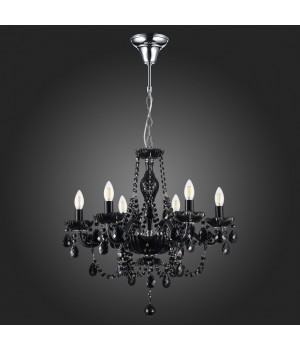 SL642.403.06 Люстра подвесная ST-Luce Черный, Хром/Черный E14 6*40W ODILIA-foto8