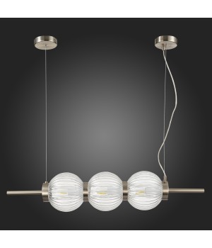 SL1155.113.03 Светильник подвесной ST-Luce Никель/Прозрачный E14 3*40W MARENA-foto4