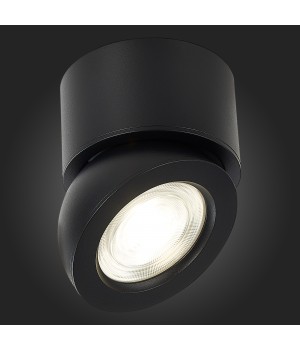 ST654.432.10 Светильник потолочный Черный LED 1*10W 3000K 850Lm Ra>90 38° IP20 D95xH96 180-240V ST654-foto5