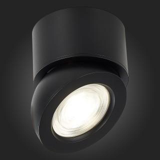 ST654.432.10 Светильник потолочный Черный LED 1*10W 3000K 850Lm Ra>90 38° IP20 D95xH96 180-240V ST654-foto5