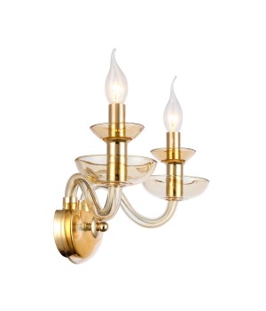 SL1758.201.02 Светильник настенный ST-Luce Золотистый, Шампань E14 2*40W CENELA-foto3