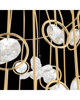 SL189.203.01 Подвес ST-Luce Золотистый/Золотистый, Прозрачный GU10 1*50W GABRIO-foto6