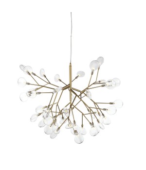 SL411.203.45 Люстра подвесная ST-Luce Золотистый/Прозрачный G4 45*1,5W RICCARDO-foto2