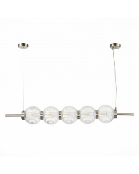 SL1155.103.05 Светильник подвесной ST-Luce Никель/Прозрачный E14 5*40W MARENA-foto2